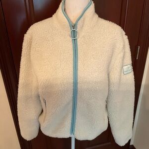 Ivory Ella Sherpa Jacket. Sz. Medium
